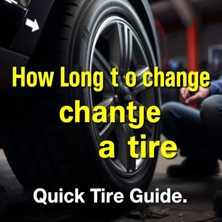 How Long To Change A Tire Quick Tire Change Guide