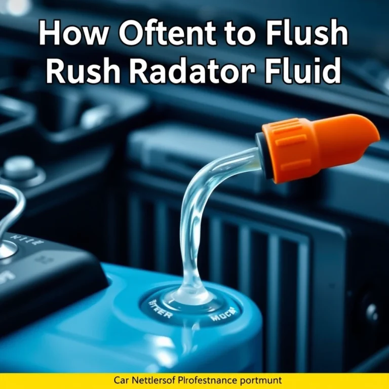 How Often To Flush Radiator Fluid Essential Car Maintenance Tips