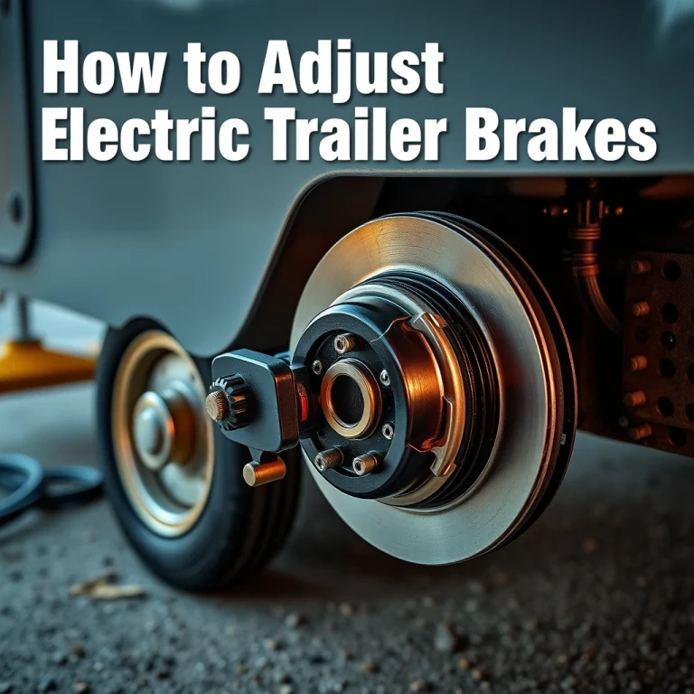 How To Adjust Electric Trailer Brakes Step-by-step Diy Safety Guide