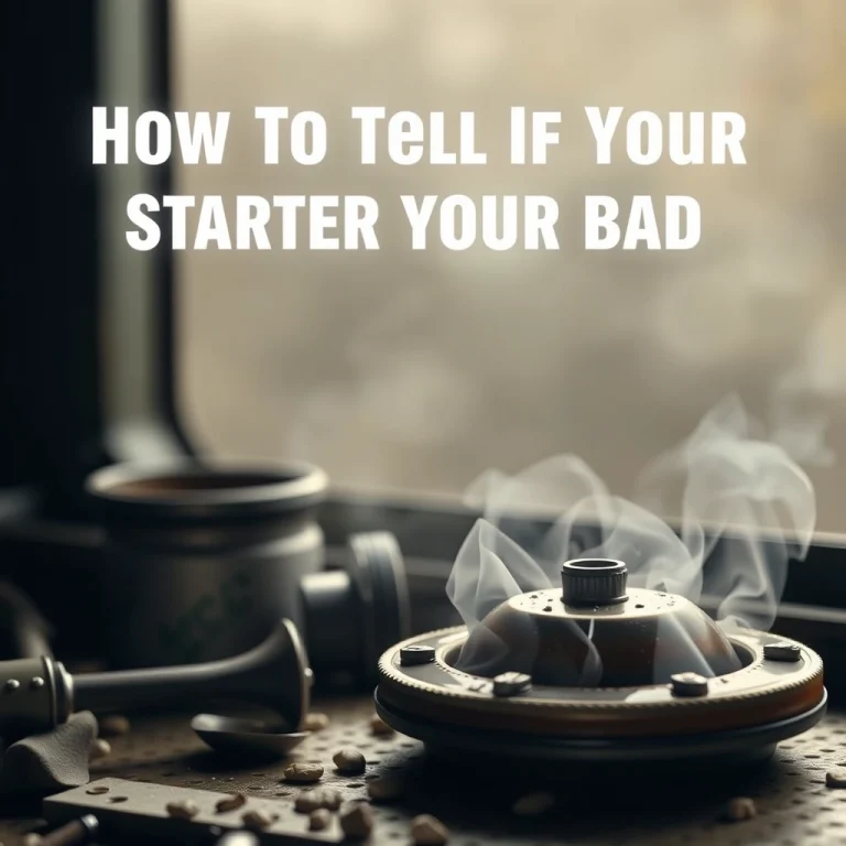 How to Tell If Your Starter Is Bad: 8 Warning Signs You Shouldn’t Ignore