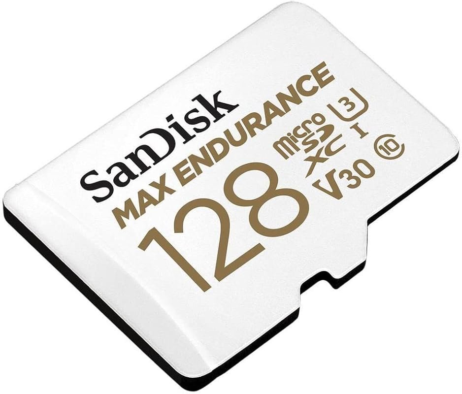 SanDisk 128GB MAX Endurance microSDXC Card with Adapter, U3, V30, 4K U
