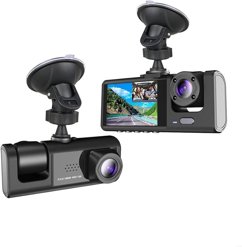 Mini Dual Dash Camera 1080P Front and Inside with 2